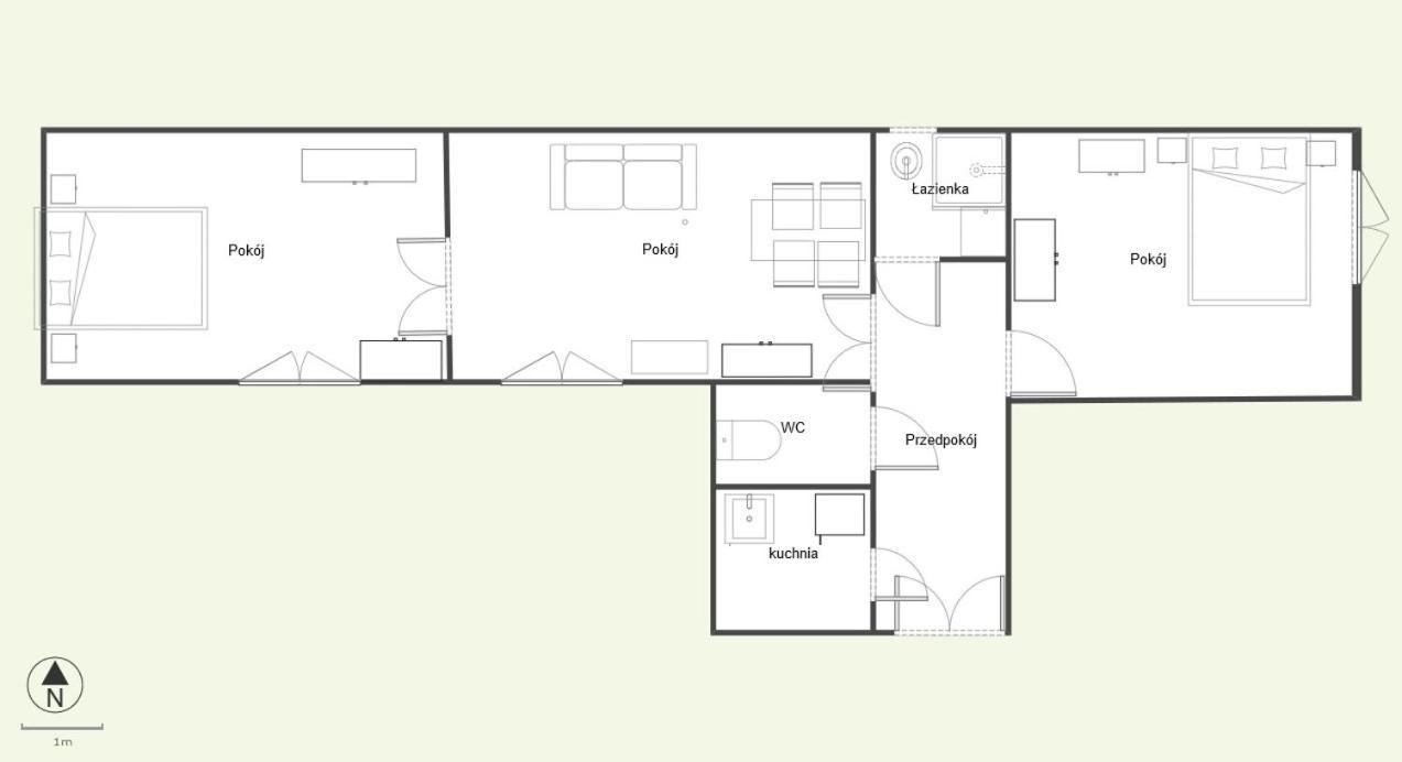 크라쿠프 Apartament M15 아파트 외부 사진
